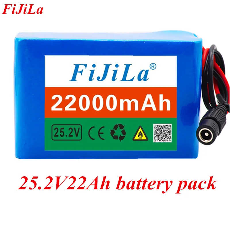 

2022 24v Batterie Lithium-ion 6s4p 24V 22ah 18650, 25.2v 22000mAh Pour Vélo électrique, Avec BMS lithium ion battery