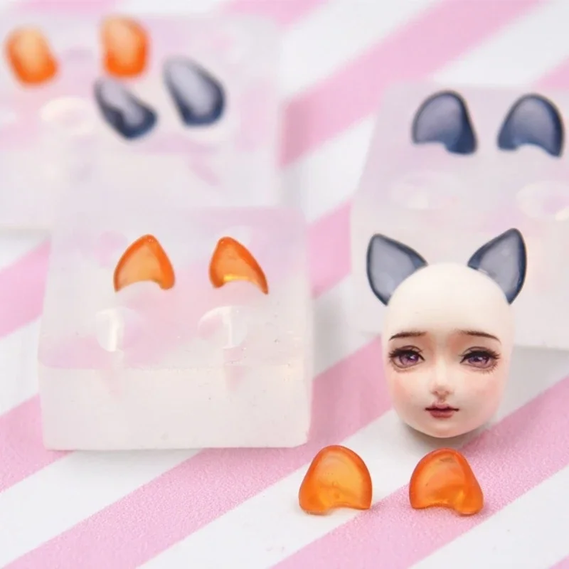 

Милые силиконовые формы для ушей для DIY гончарных изделий из глины, гибкая и портативная силиконовая форма для изготовления для