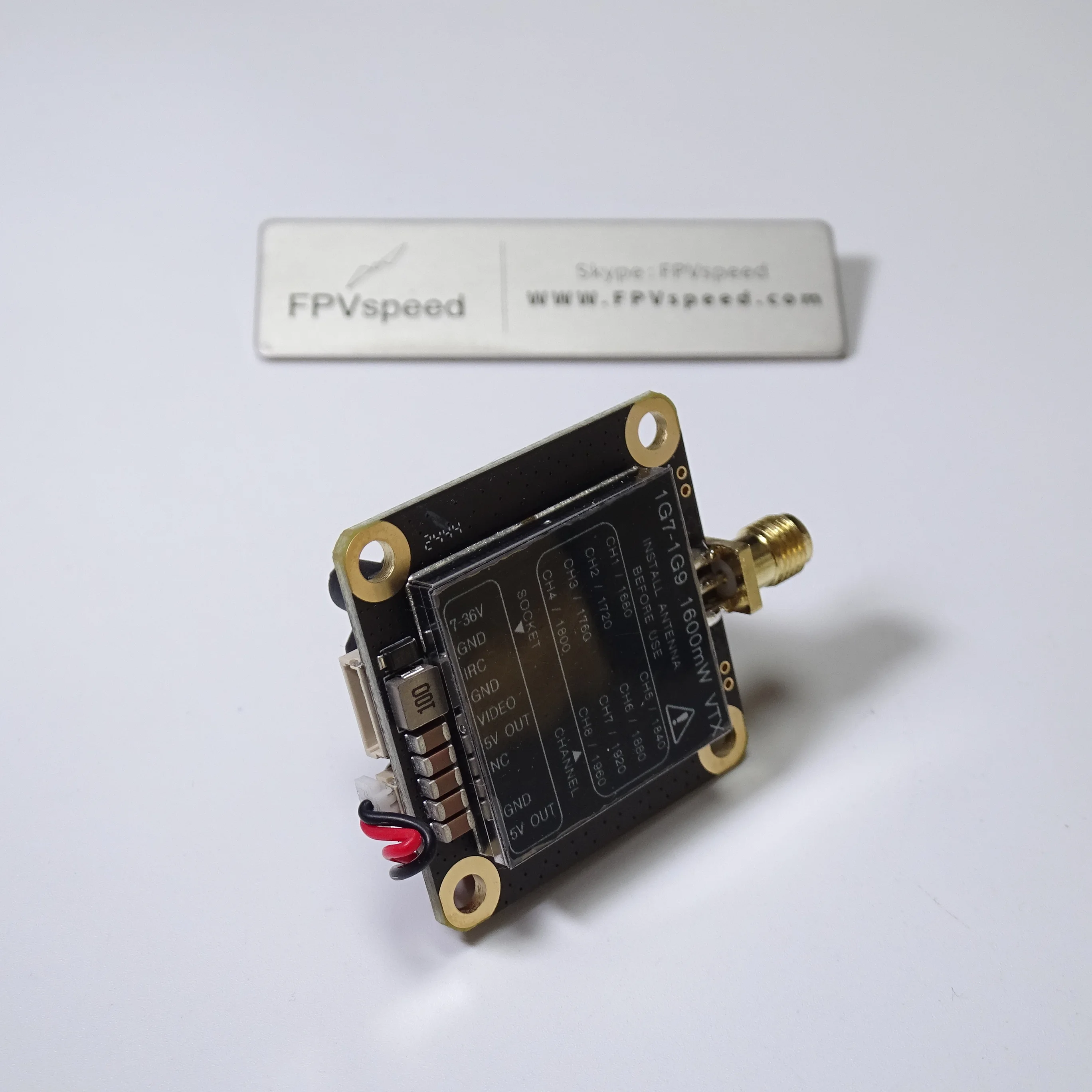 1.7GHz 1.9GHz 1.6W-2W FPVspeed VTX-S5 1.7G 1.9G 1.6W-2W FPV 8CH FPV Video Transmitter Special Long-Range Series fpv transmitter receiver fpv accessories