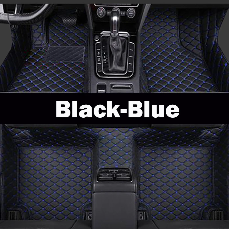 Tapis de Sol Voiture pour Mercedes W111 Cabriolet Bleu Sombre Boucle PVC