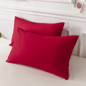 Pure Cotton Pillowcase High-Quality Envelope Pillowcover Solid Color Pillow Case Bedding Sleep Pillow Cover Case