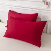 Pure Cotton Pillowcase High-Quality Envelope Pillowcover Solid Color Pillow Case Bedding Sleep Pillow Cover Case 1