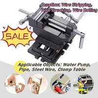 3"/5"/6" Cross Slide Vise Drill Press Heavy Duty Metal Milling 2-Way XY Clamp Machine For Water Pump, Pipe, Steel Wire 1