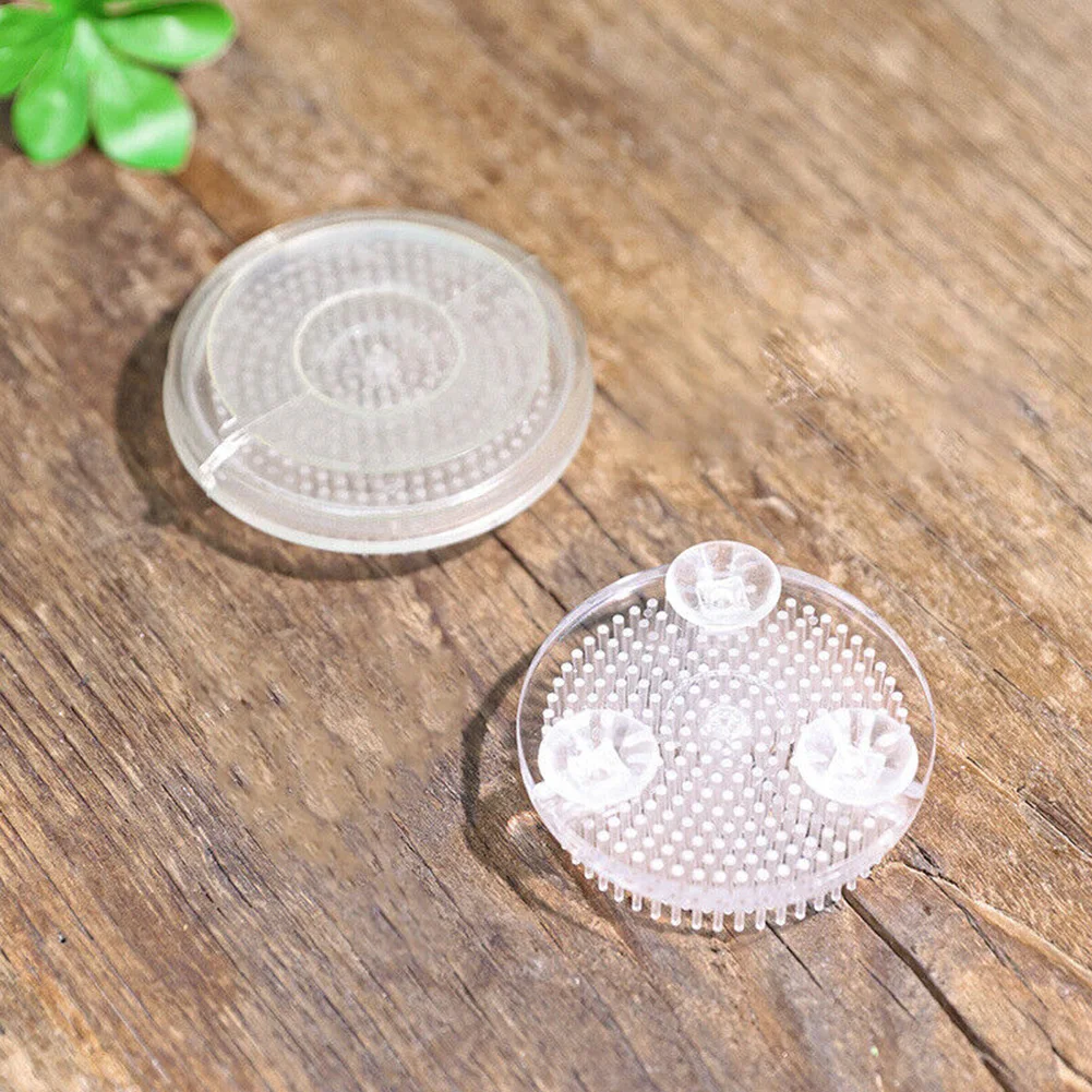 4 Sizes Round Ikebana Kenzan Flower Frog Suction Cup Plastic-Arranging Tools Art Fixed Rubber Base Holder Floral Decor Pot Vase