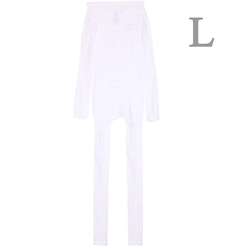 5 Stück Einweg-Bodysuit-Body-Anzug für Vakuumwalzen-Schlankheits-Massage geräte Zubehör & Teile Shaper Shaping White M L XL – Detail 7