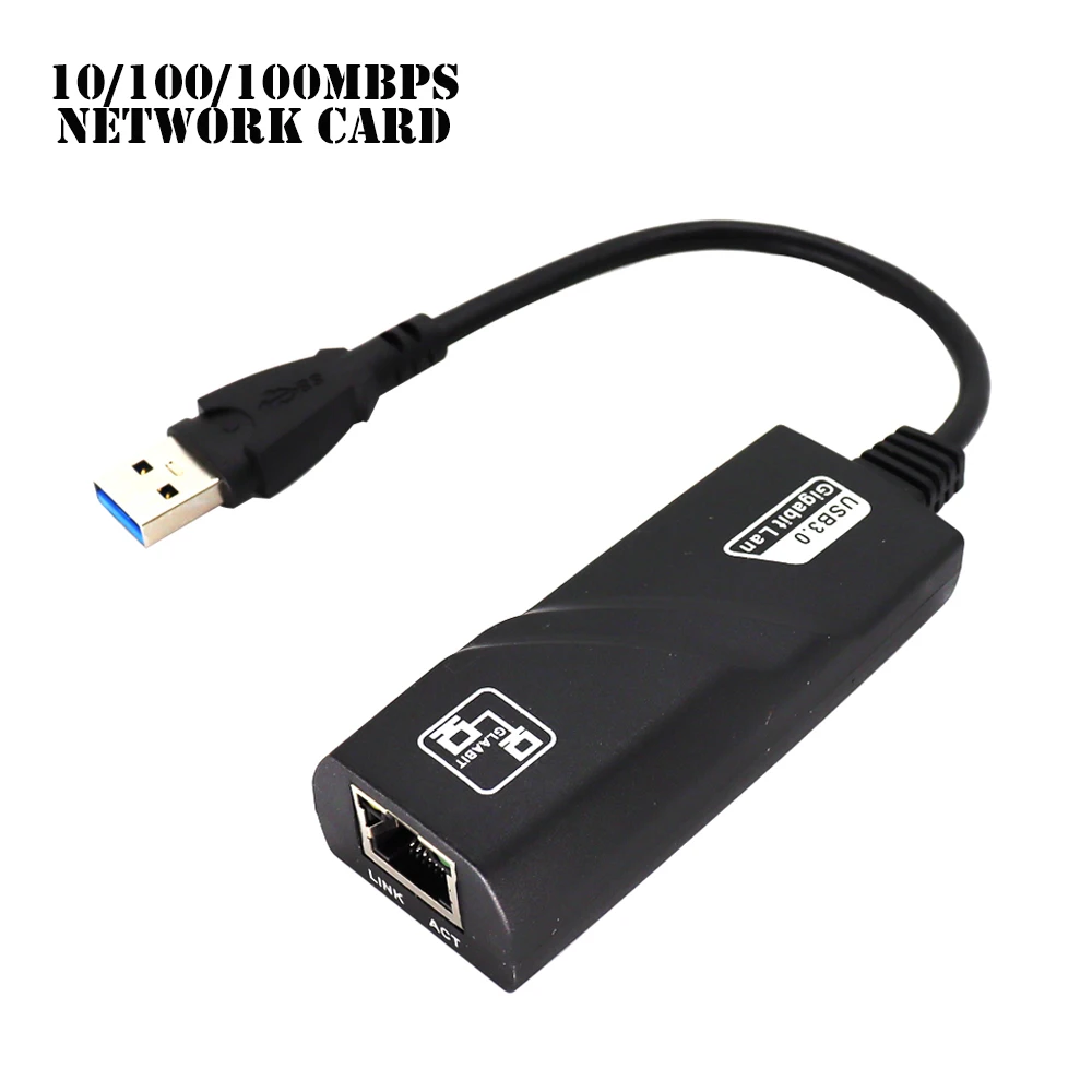 USB To Gigabit Ethernet Adapter Wired USB 3.0 1000Mbps USB RJ45 Network Card Lan For Laptop PC_voghion.com