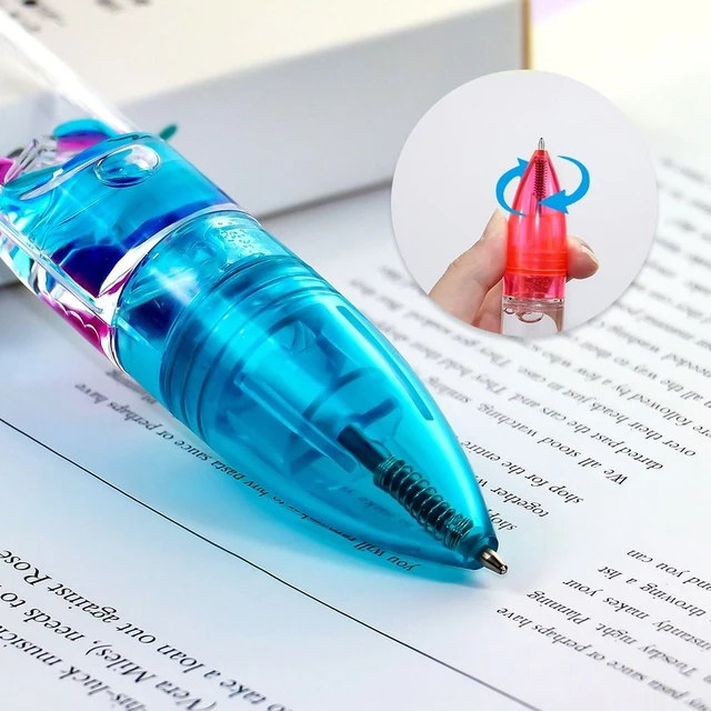 Toys Liquipen Liquid Motion BubblerPens Sensory ToyWrites Like A Regular Pen  Colorful Liquid Timer Diy Crafts for Kids Ages 8-12 - AliExpress