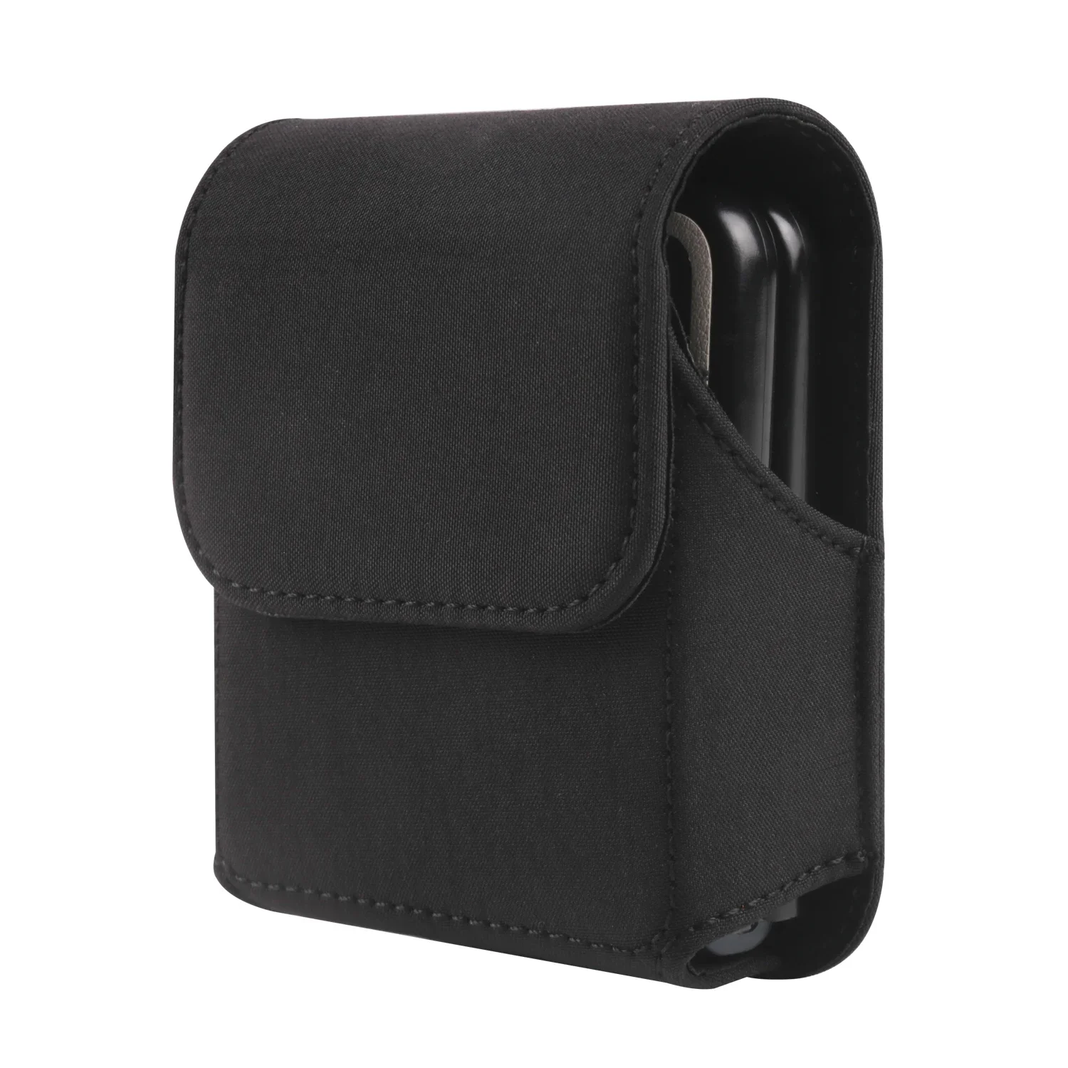Nylon Cloth Belt Clip Phone Pouch Holster Waist Bag Cover