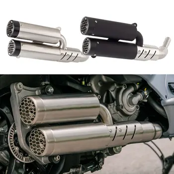 Motorcycle Racing exhaust with DB killer for VESPA GTV 250 GTV300 GTS SUPER 300 SEI GIORNI TECH 2005-2020 GTS 300 exhaust