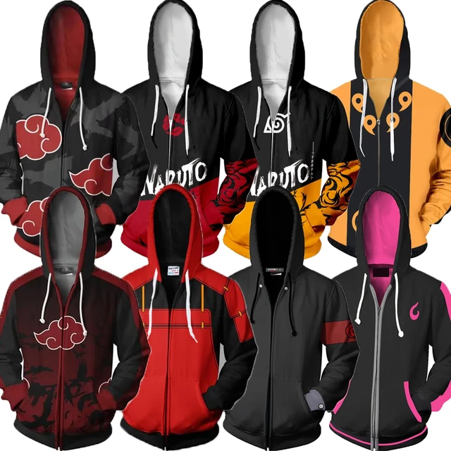 Moletons Masculinos Com Capuz 2 A 14 Anos Crianças Akatsuki Nuvem Vermelha  3D Imprimir Hoodie Moletom Meninos Meninas Anime Uzumaki Jaqueta Casaco  Crianças C De $87,9