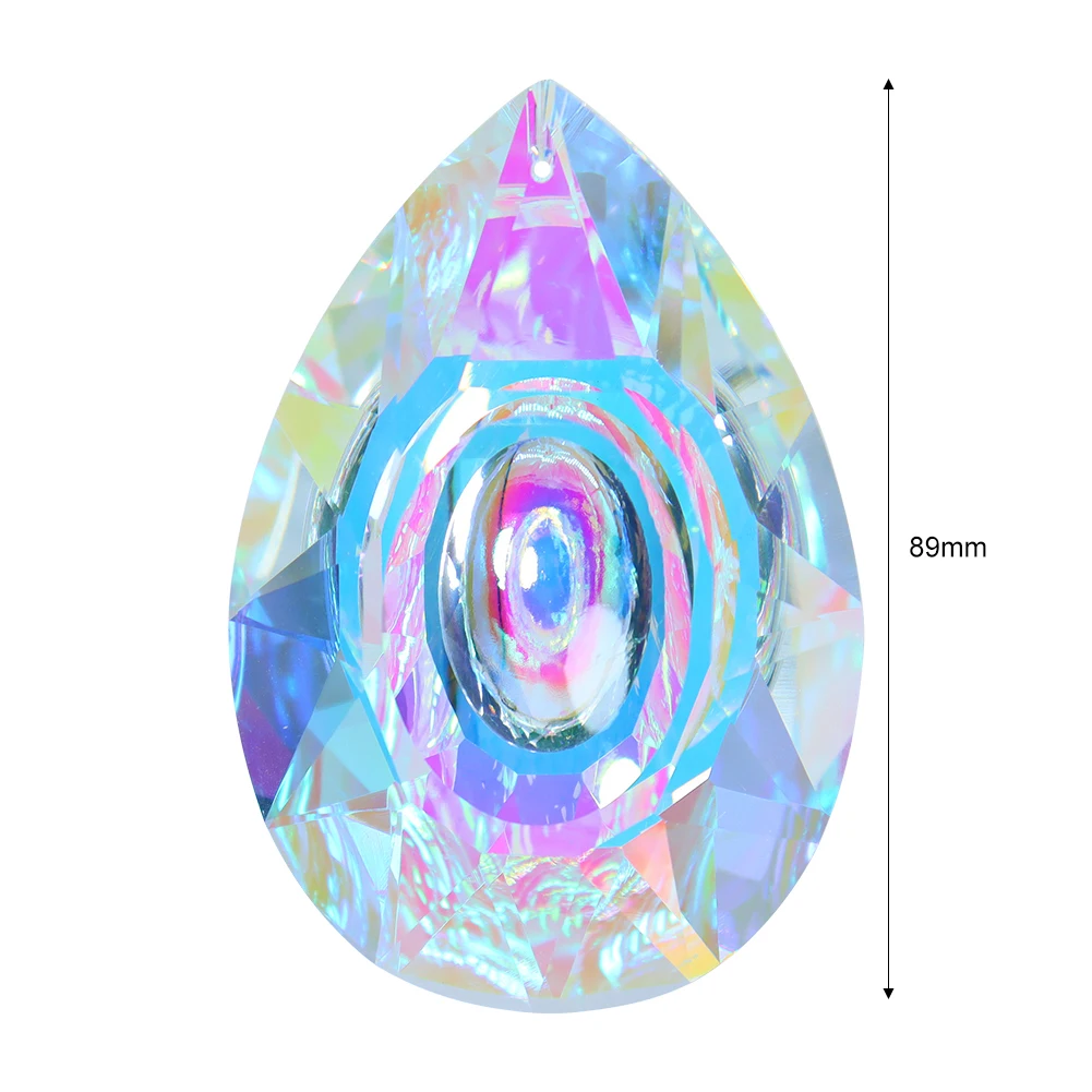 Hanging Crystals Prism Sun Catchers Rainbow Maker Chandelier Crystal Pendant Drops DIY Ornament Craft Home Wedding Decor