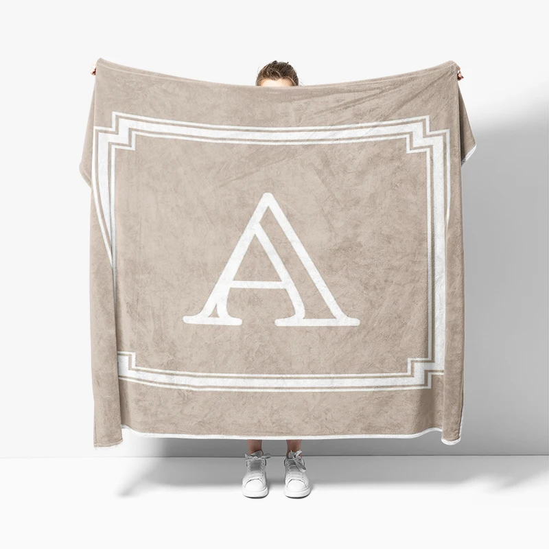 Home decoration Letter wreath plush Sofa blanket anime Bedspread on the bed anime fluffy soft blankets thick blanket for winter