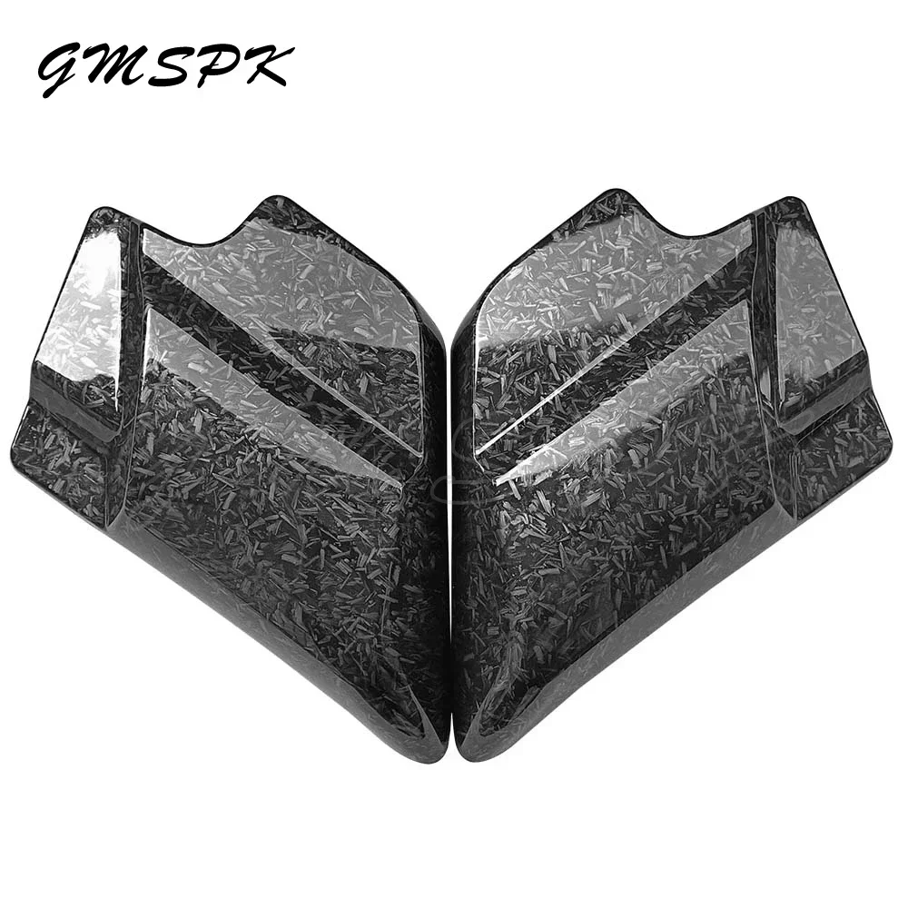Marbling ABS Motorcycle Left Right Battery Side Covers Panel Fit for Harley Touring Electra Street Glide Road King 2009-