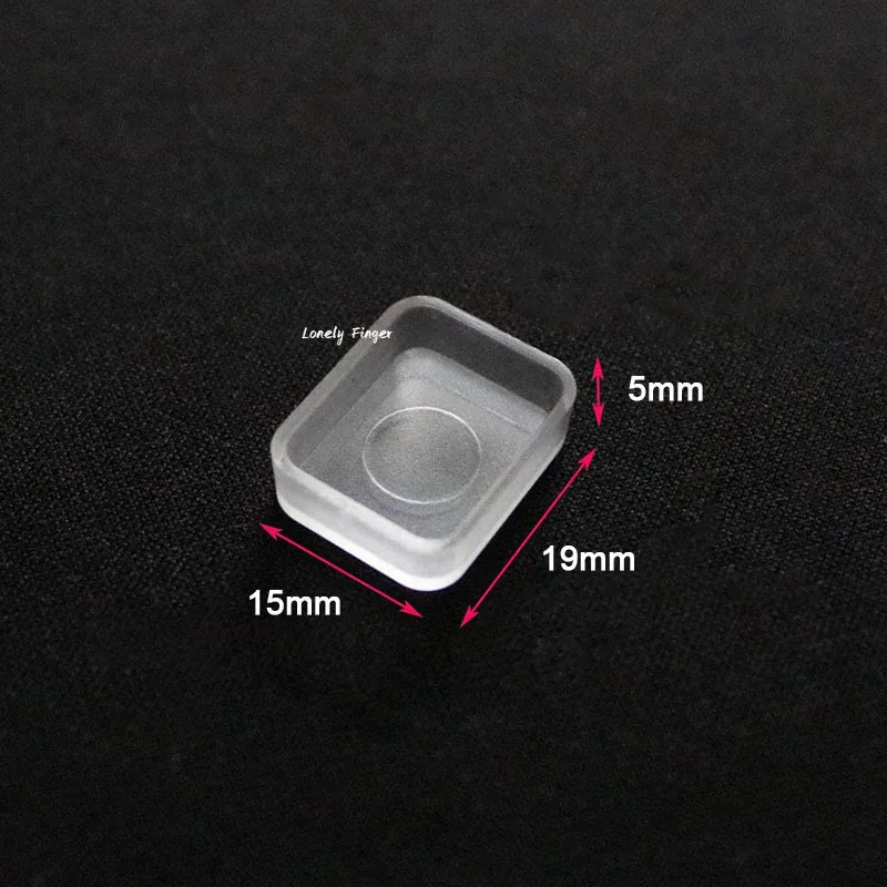 Watercolor Paint Pans 25/50/100pcs watercolor paint pans 1ml Rounded Corner Transparent Empty Rectangle Clear Pigment Pans for Watercolor Oil Paints