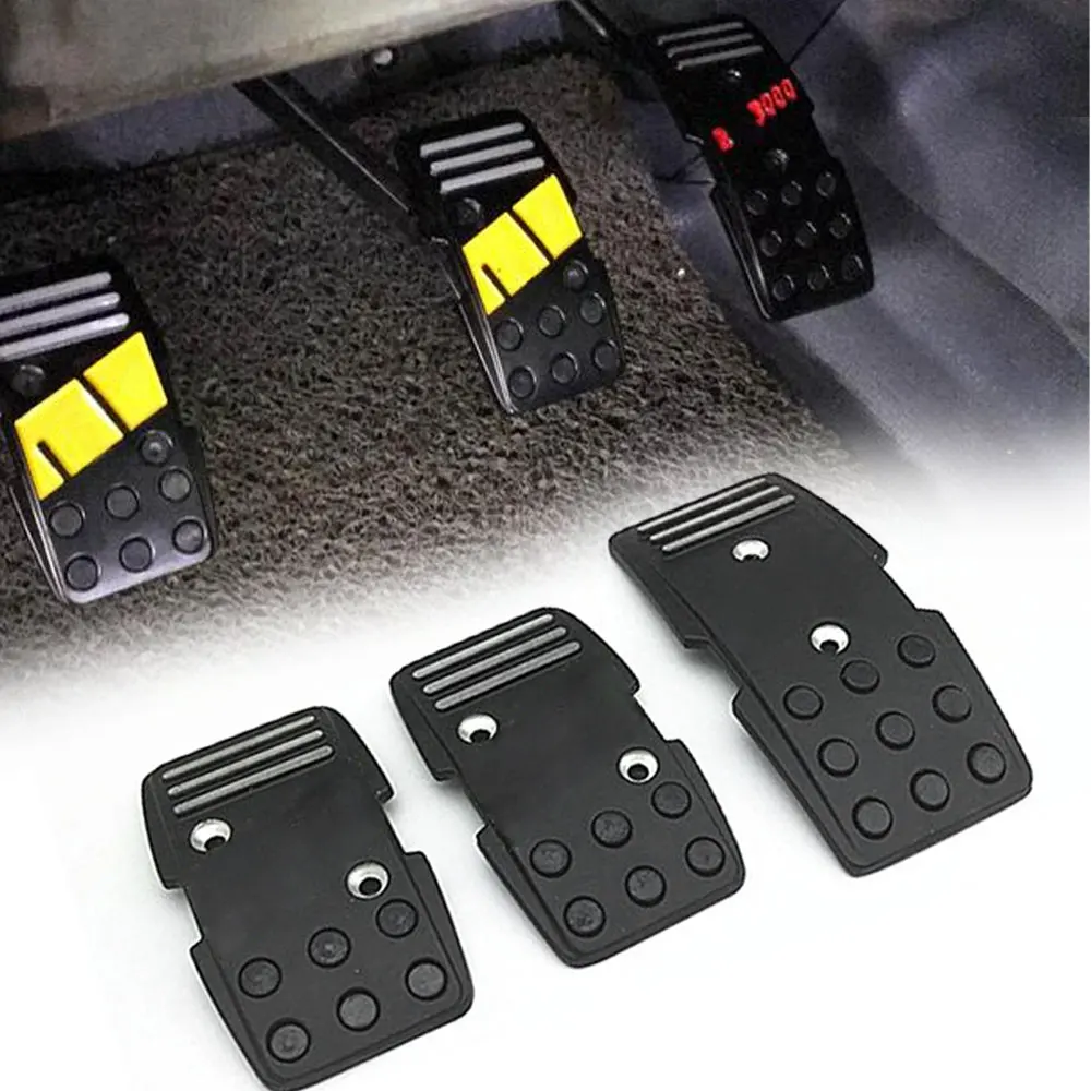 3pcs mom Style R3000 Manual Car Clutch Brake Accelerator Foot Pedals