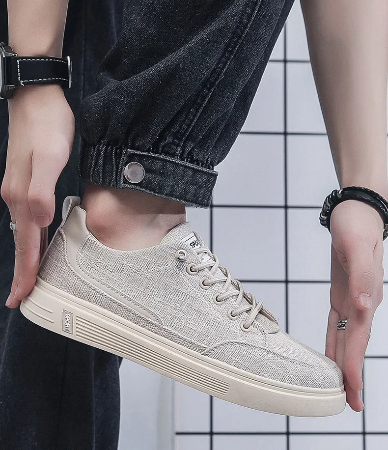 Men's Flat Casual Non-Slip Breathable Work Shoes_voghion.com