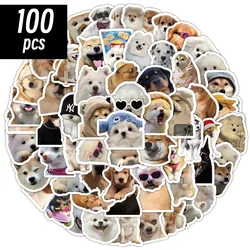 Assorted Pack of Fun Cartoon Dog Stickers - Decorative Decals (100 Pcs)