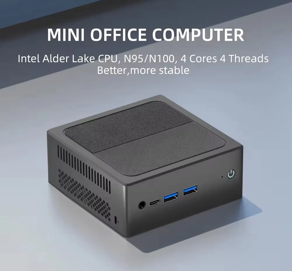 ZXIPC Mini PC Intel N100 4Cores 4Threads 4800Mhz DDR4 DDR5 WiFi 6 BT5.2 16GB 512GB Desktop Gaming Computer Mini PC Gamer  미니pc 2