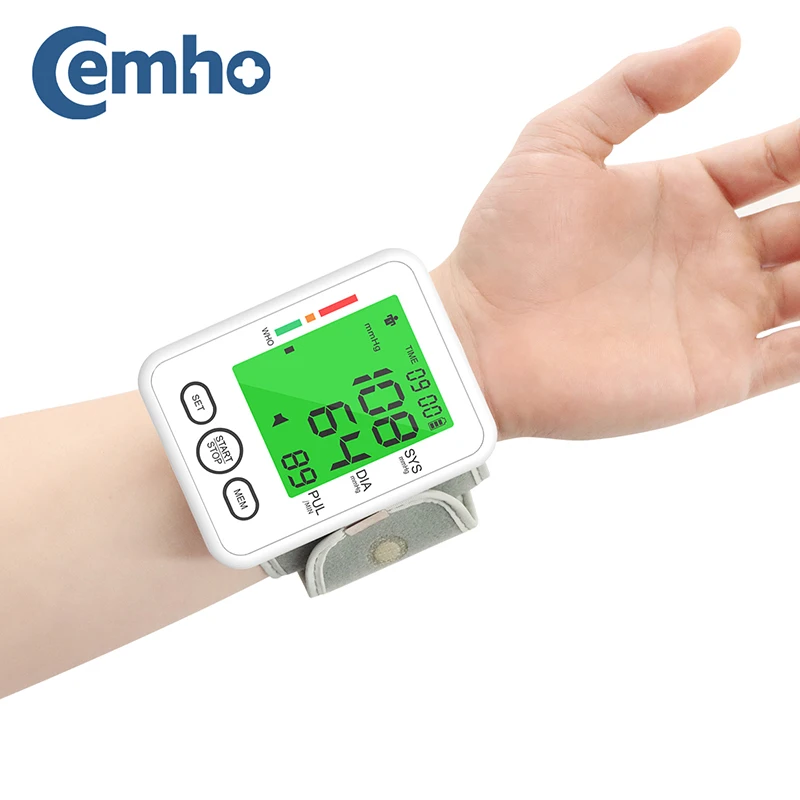 Wrist Blood Pressure Monitor, Blood Pressure Machine Have Large LED  Display, Automatic 99x2 Sets Memory for Home Use. - AliExpress