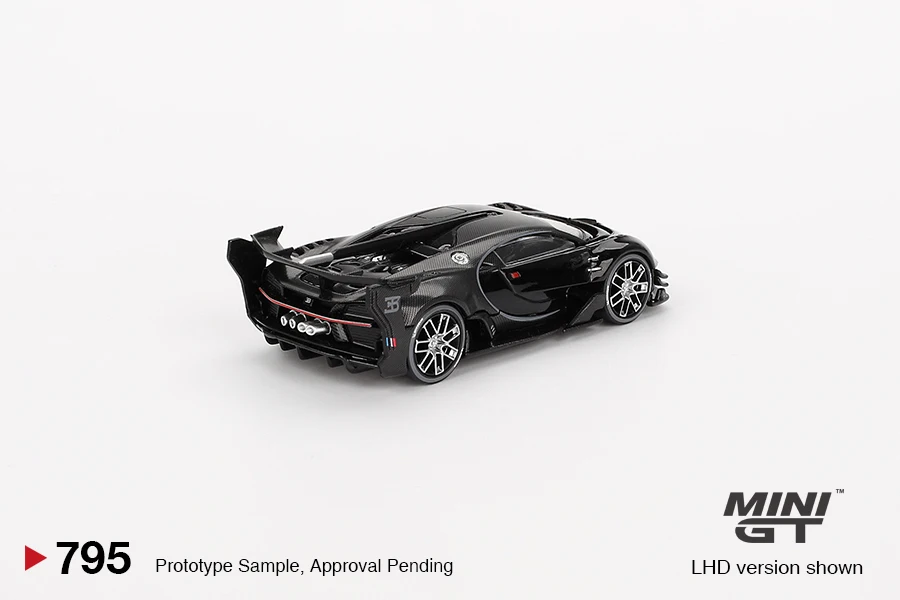 ミニダイキャストモデルカー、ブガティビジョンビジョン