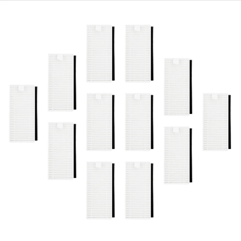 

12 шт., запасные Hepa-фильтры для OKP K7 / K8 / L3 / Lefant M201 / T800 / U180 / M501-B / F1 / T700 / M520/M571/M301