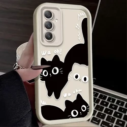 Cute Black Cat Soft Phone Case - Stylish Protective Back Cover for Galaxy A33 5G (1)