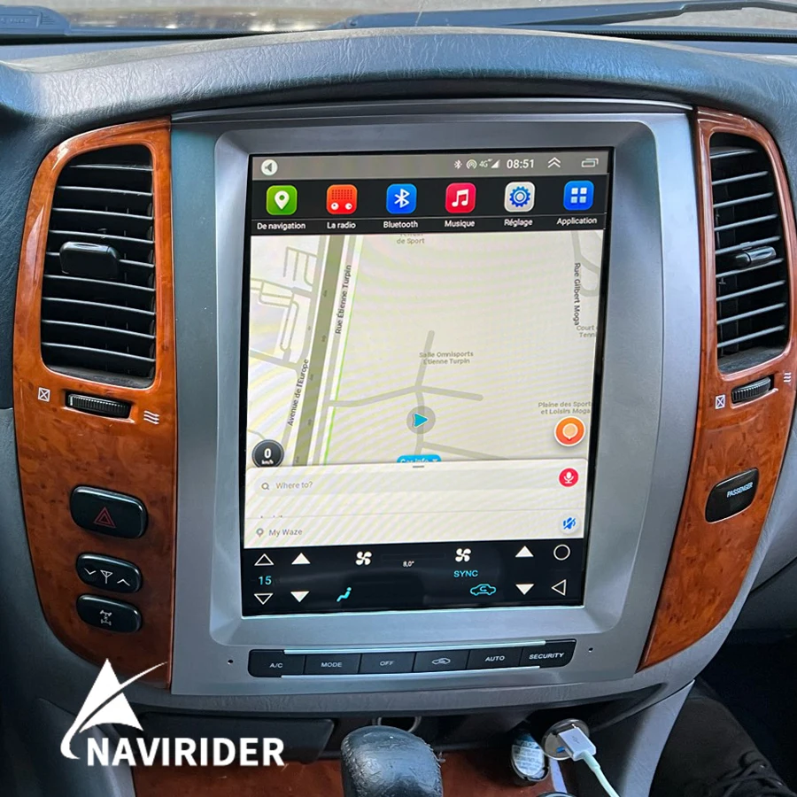 

Автомобильный радиоприемник 12,1 дюймов Android 13 экран GPS для Toyota Land Cruiser 100 Sahara 2005 2006 2004 Tesla мультимедийный видеоплеер 64 ГБ