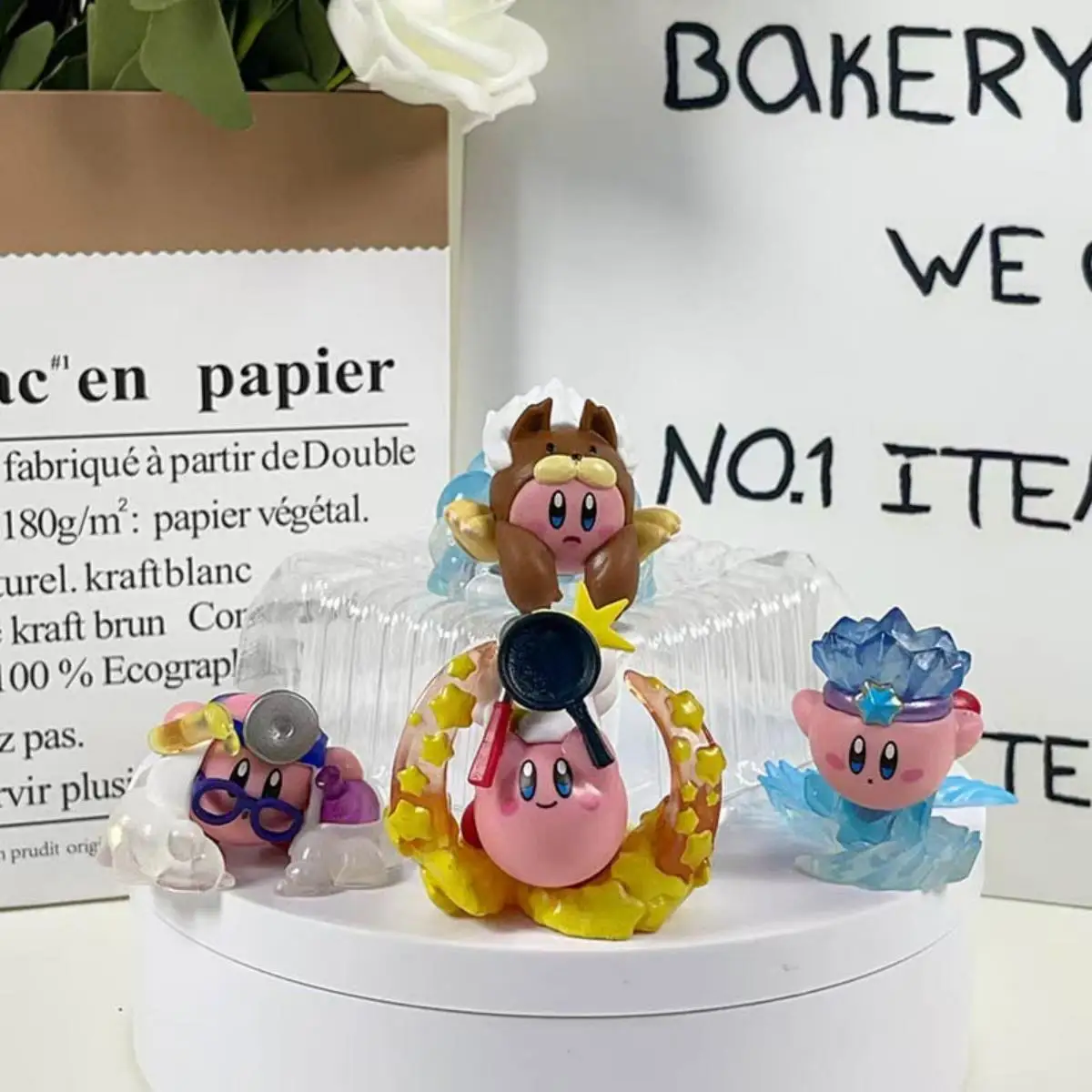 Game Kirby Action Figures Cute Cartoon Characters Desktop ornaments Figurine PVC Model Fans Collection Birthday Gift for Fans view 6