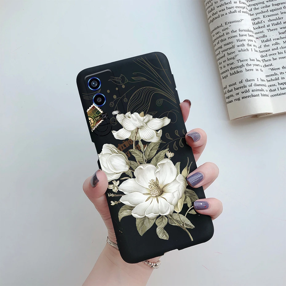 Cute Painted Soft Silicon Phone Case – Artistic Design, Durable Back Cover, Shockproof Bumper