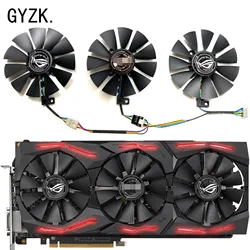 For ASUS GeForce ASUS Radeon R9 390 RX Vega 56 Vega64 ROG STRIX GAMING Graphics Card Replacement Fan PLD09210S12HH PLD09210S12M