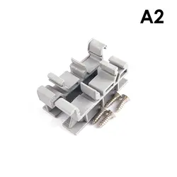 DIN Rail Mounting Adapter for Circuit Boards - 25mm Bracket Holder Clips (2pcs)