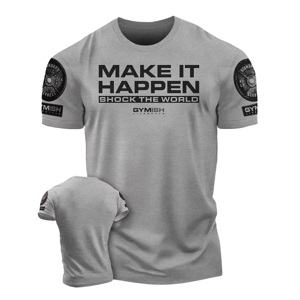 3d Men's Printed Training T-Shirt,Fun Gym Short Sleeved T-Shirt,Elastic Breathable Top Summer Men Clothes Funny T Shirts Men