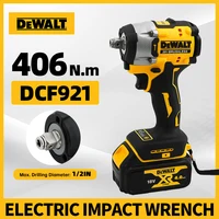 Dewalt DCF921 clé à chocs électrique sans fil sans brosse couple élevé lumière LED 406N.m outil électrique professionnel léger 1