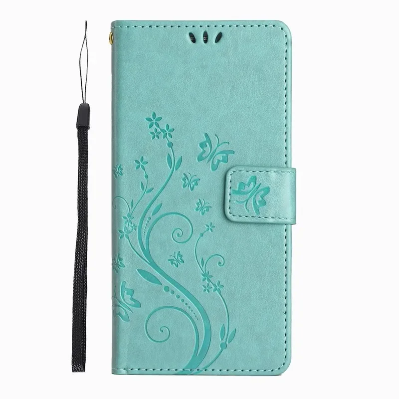 Elegant Leather Women's Wallet Case - Solid Color Design