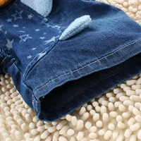 Été 1PC enfants bébé garçons pull vêtements vêtements pantalons courts enfant en bas âge infantile garçon pantalons Denim Shorts jean salopette salopette 5