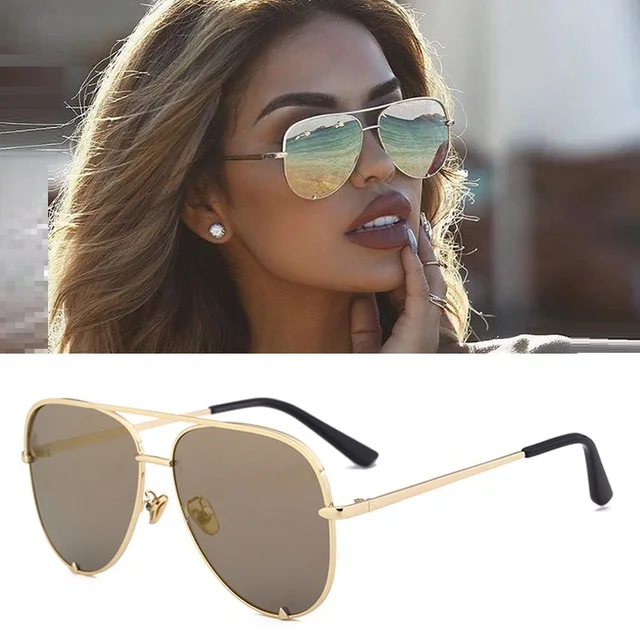  - 2022 Pilot Aviation Sunglasses Women Shades Retro Classic Gradient Sun Glasses Female Male Luxury Brand Designer Lunette