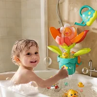 Baby Flowering Bath Toys Water Shower Bathing Toys Water Game for Kids Fun Sunflower Bath with Kettle Bathroom Toy for Children 1