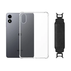 Clear Soft TPU Tablet Back Cover with 4 Shockproof Airbags - 8.4 for IPlay 70 Mini Pro (TPU Case and Strap)
