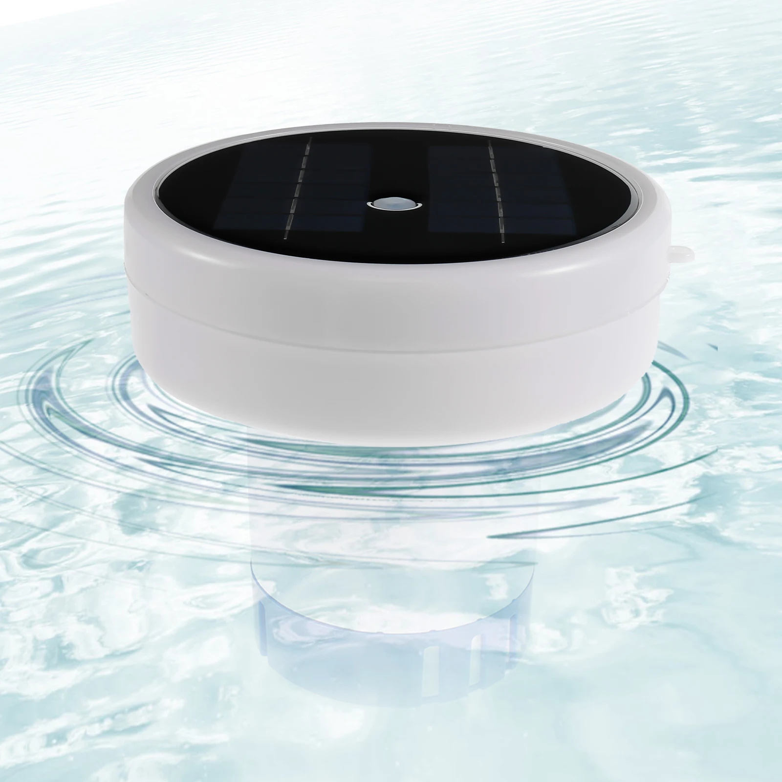 

New Pool Chlorine Floater with Colorful Solar Lights IP68 Waterproof Floating Chlorine Dispenser Flow Adjustable Chlorine Tablet