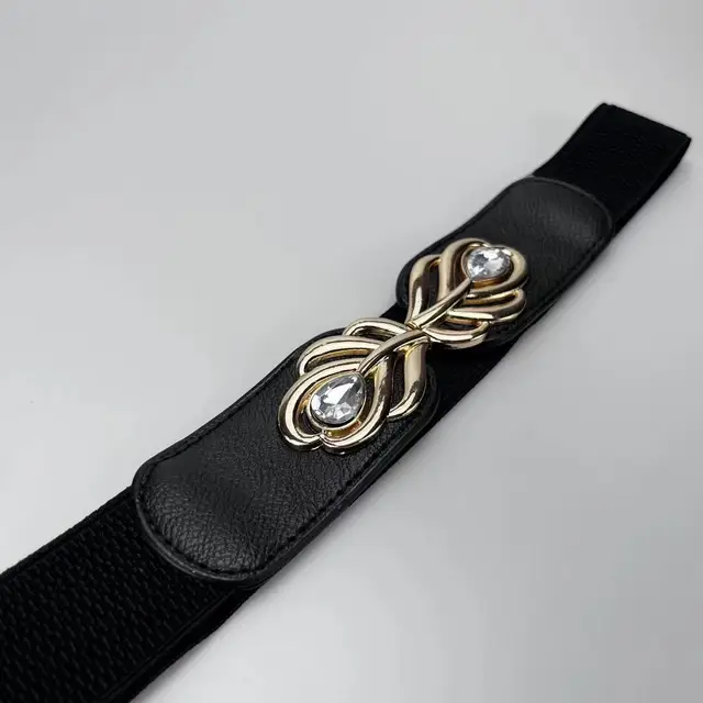 Women Skinny Belt for Dresses Ladies Fashion Elastic Belts Waist Band Cinch  Waistband