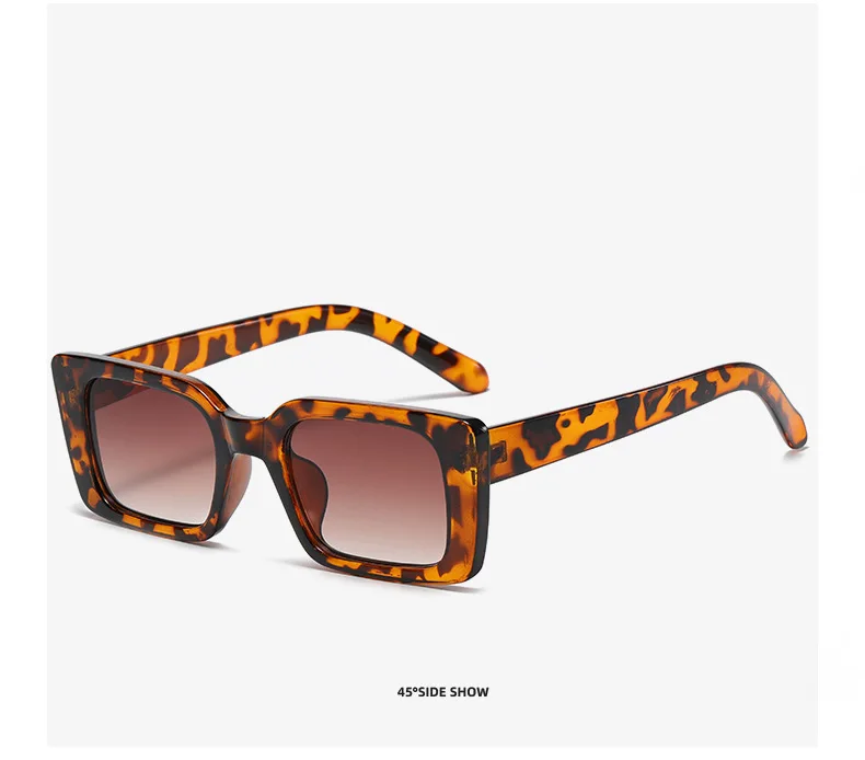 Vintage Square Sunglasses For Women Retro Gradient Designer Shades_voghion.com