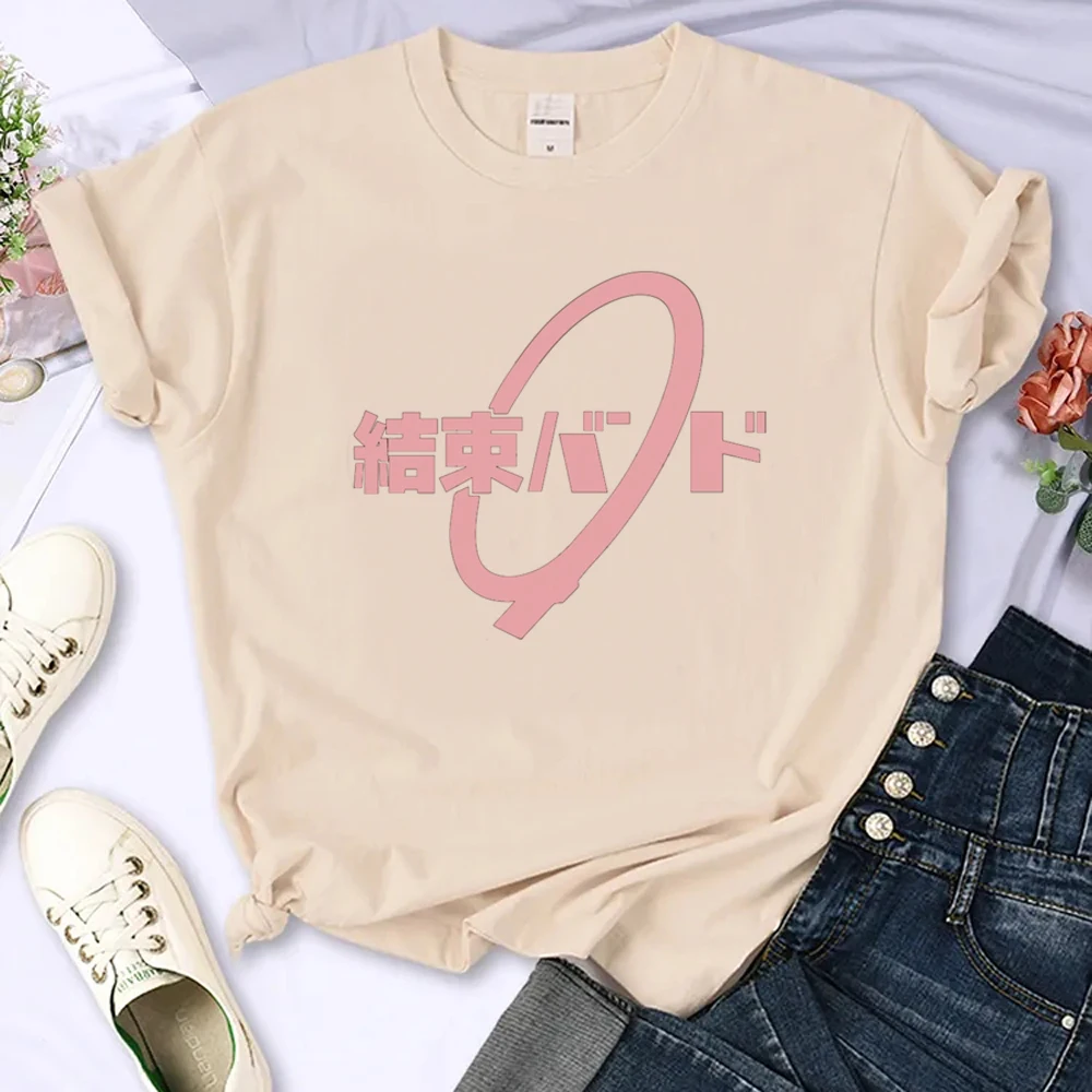 

Bocchi the Rock tshirt women Y2K t-shirts girl 2000s designer manga clothes