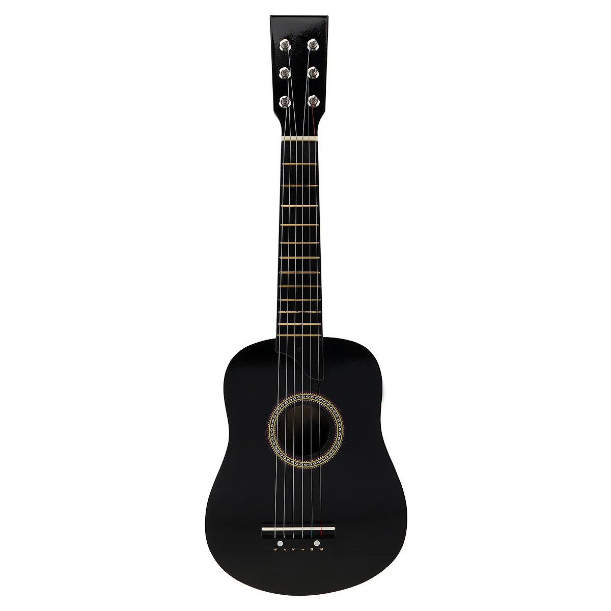 Description Picture 6 of item25 Inch Acoustic Guitar Black Basswood Adults Guitarra with Pick Strings Musical Instrument Gifts for Beginner