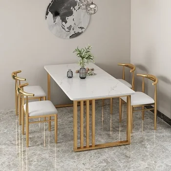 Modern Nordic Dining Table Set 3