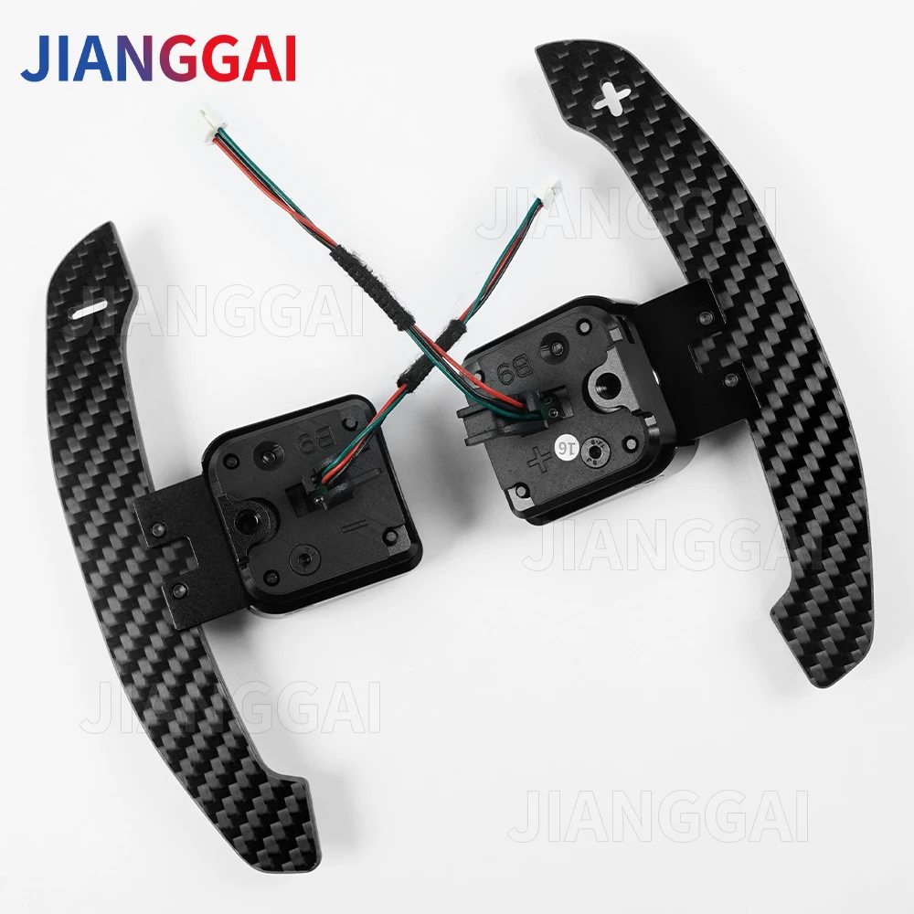 Magnetic Carbon Fiber Steering Wheel Paddle Shifter Easy Installation For Audi A1 A2 A3 Q3 Q4 B9 RS1 RS2 RS3 RS4 Car Accessories