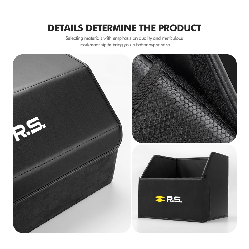 자동차 트렁크 수납함 다용도 휴대용 정리함 도구 (르노 RS 스포츠 메간 3 4 2 클리오 5 라인 산데로 세닉 용)