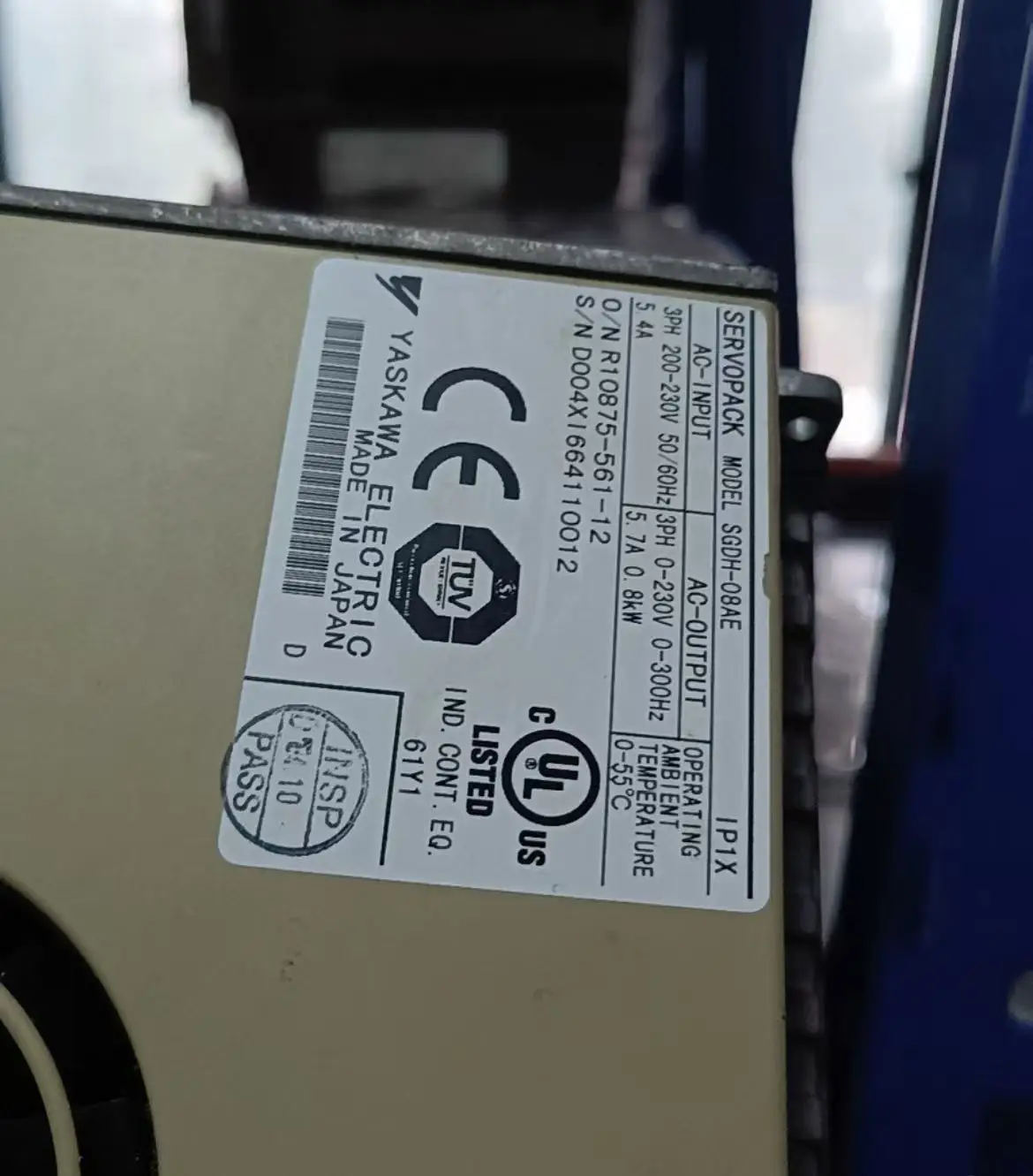 SGMAH-08AAF41 뜨거운 판매 새로운 YASKAWA 서보 모터 SGMAH 08AAF41