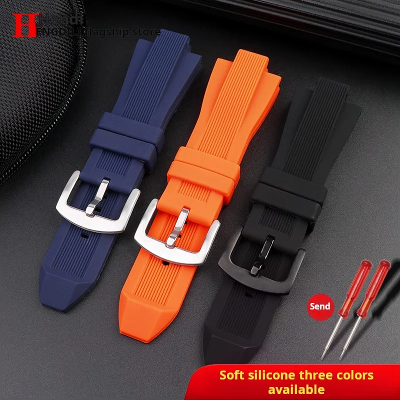 Luxury Men's Silicone Rubber Watch Strap - Soft and Durable by Michael Kors
