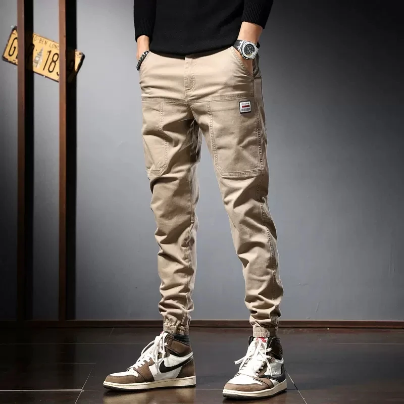 Fashion Designer Men Jeans Loose Fit Big Pocket Casual Cargo Pants Hombre Streetwear Hip Hop Joggers Men Wide Leg Haren Trousers