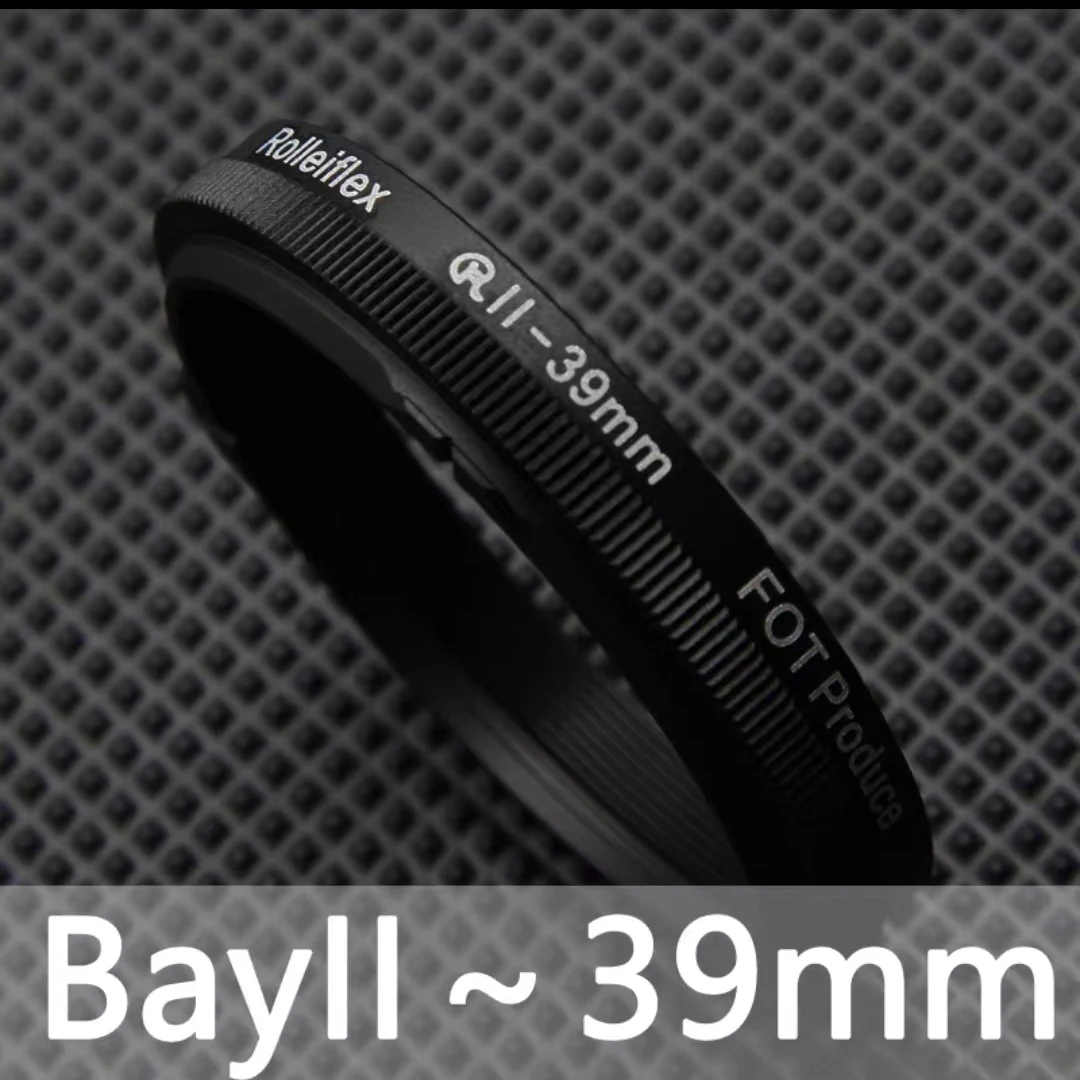 金属 Rollei ローライ フレックス二眼3.5T/bay1用 レンズシェード